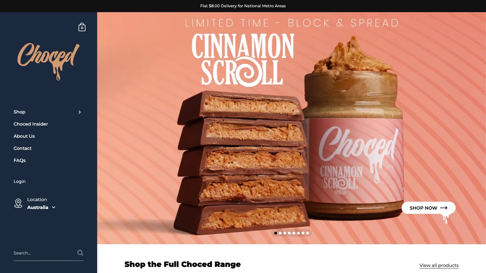 Trang chủ Choced với dòng Cinnamon Scroll phiên bản giới hạn
